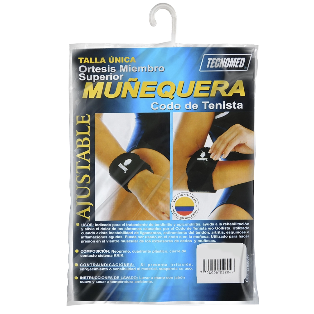 MUÑEQUERA CODO D/TENISTA TALLA UNICA (TECNOMED)